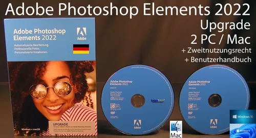 Adobe Photoshop Elements 2022 Upgrade für PC/Mac