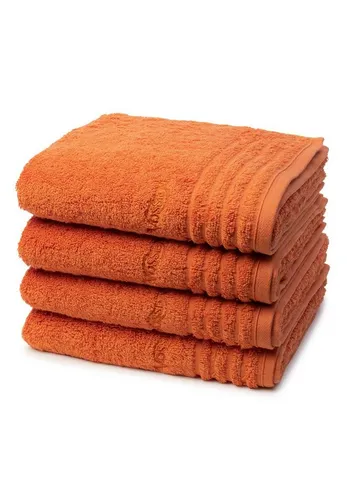 Vossen Handtuch Set Vienna Style Supersoft in orange von Vossen
