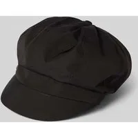 Loevenich Bakerboy Mütze in Schwarz, Größe 1 - Stylische Damen Mütze im Bakerboy-Stil mit verstärktem Schirm für perfekten Sitz und Schutz. Das dezente Label-Detail unterstreicht den modernen Look. Ideal für vielseitige Outfits und Anlässe.