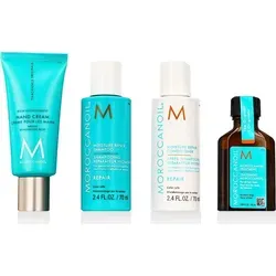 Moroccanoil Travel Kit Repair Haarpflegeset - Limitierte Edition mit Arganöl. Enthält unsere Bestseller für eine intensive Pflege und optimale Haarreparatur unterwegs.