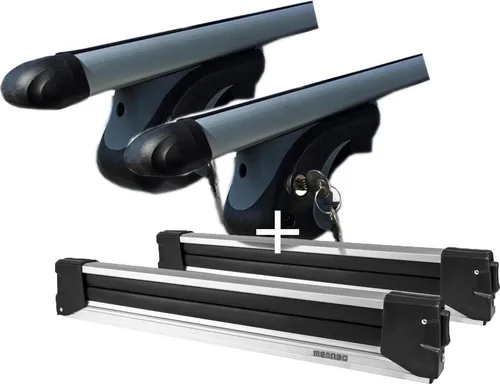 Skiträger YELO 6 Paar Ski + Relingträger VDP L120 für Ram 1000 (4 Türer) ab 2018