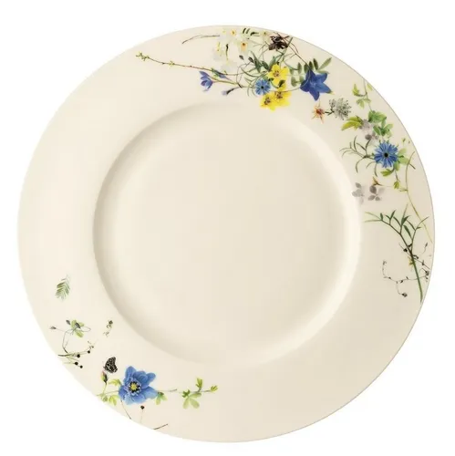 Rosenthal Brillance Fleurs des Alpes Speiseteller 28cm - Eleganter Speiseteller mit floralen Dekor, der Sommerfrische auf den Tisch bringt – ideal für festliche Anlässe oder den Alltag.
