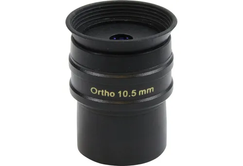 Omegon Teleskop Okular Ortho 10.5 mm 1,25'' - Perfekt für Planetenbeobachtung - Teleskope - Hochwertiges orthoskopisches Okular mit extrem hoher Feldschärfe für beeindruckende Details bei der Beobachtung von Planeten und Doppelsternen.