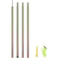 vidaXL Zeltstange Sonnensegel Stange 250 cm - Zeltstangen aus verzinktem Stahl für stabilen Sonnenschutz, einfach aufzubauen und ideal für Gartenpartys oder Camping.