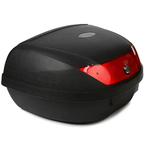 SEVICO Motorradkoffer Top-Case 48L - Topcase für Roller und Motorräder mit 62L Stauraum, ideal für Helme und Zubehör. Robuste Bauweise und einfache Montage machen ihn zum perfekten Begleiter.