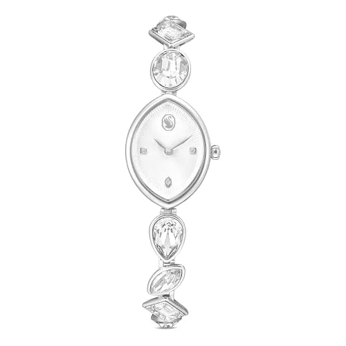 Swarovski Gema Uhr mit Kristallarmband aus Edelstahl