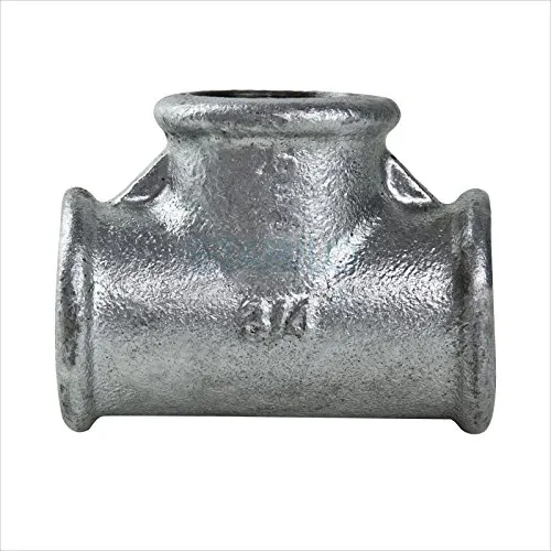 Stabilo-Sanitaer Rohr T-Stück 2 Zoll DN50 Abzweig Temperguss Fitting Gewindefitting Tempergussfitting Rohrfitting