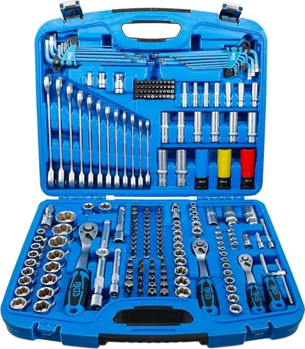 BGS 8820 Steckschlüssel-Satz Wellenprofil 218-tlg. - Vielseitiger Steckschlüssel-Satz mit 