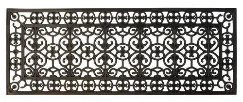 Ib Laursen Fußmatte Filigran Schwarz 45x120cm in schwarz von Ib Laursens