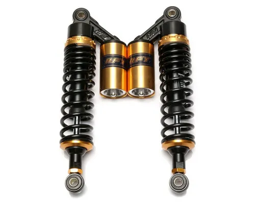Zaddox Motorrad Stossdämpfer 320mm Universal RS2G - Hochwertiges Paar Stossdämpfer für Motorräder mit 320mm Länge, einstellbare Federung für optimale Fahrstabilität und Komfort. Ideal für die Anpassung der Fahrzeughöhe.
