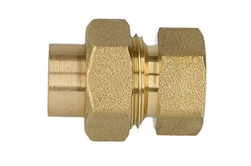 Lötfitting Rotguss Verschraubung 22 mm x 1