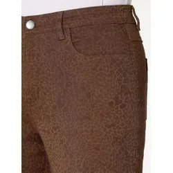 Sieh an! Bequeme Jeans Jeans leicht vertieft in braun von Sieh an!