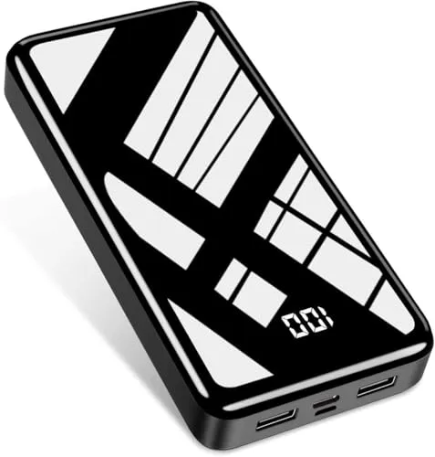 Power Bank 27000mAh, 22,5W PD20W USB-C Powerbank Externer Handyakkus mit LED-Anzeige, Tragbares Ladegerät Kompatibel mit iPhone 16 15 14 13 12 11 Pro