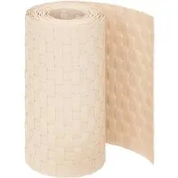 Jardinion Sichtschutzstreifen 250cm x 19cm x 2,4mm Beige Blickdicht