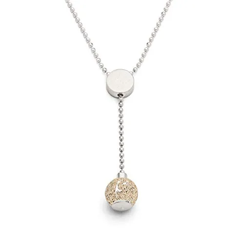 DUR Schmuck Kette SYLT Bead Strandsand, Silber 925/-rhod. 42cm (K2572.SA)