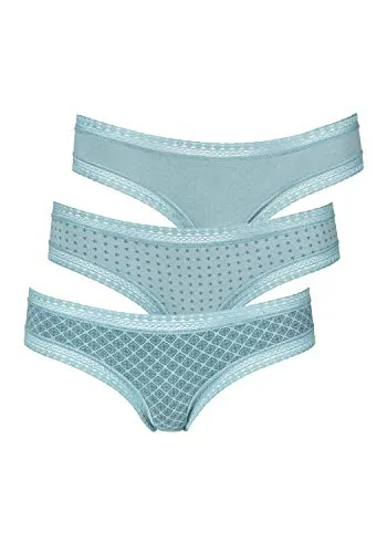 Lascana Damen Brasilslip im 3er-Pack in türkis von LASCANA 