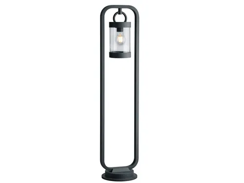 TRIO Leuchten LED Pollerleuchte, Warmweiß, 100cm Höhe im Landhausstil - Pollerleuchten aus wetterfestem Aluminium mit Dämmerungsschalter, ideal für den Garten und Eingangsbereiche. Genießen Sie dekoratives Lichtambiente bei jedem Wetter!
