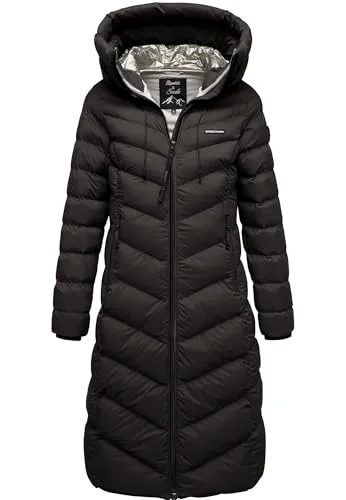 REPUBLIX Damen Gefütterte Winterjacke RJ-8025 mit großer Kapuze Schwarz XS - Elegante gefütterte Winterjacke für Damen – ideal für kalte Tage. Die große Kapuze schützt vor Wind und Kälte. Hochwertige Verarbeitung aus robustem Polyester, pflegeleicht und angenehm zu tragen. Verfügbar in 4 modernen Farben für jeden Stil.