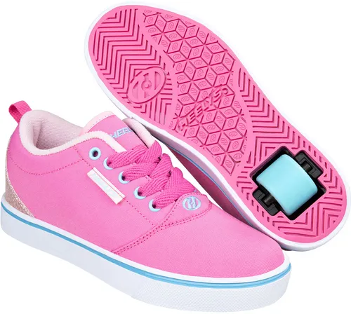 HEELYS PRO 20 Schuh - pink/light pink/turquoise - Größe 40,5 - Heelys - stylische Schuhe mit integrierten Rollen für coole Tricks und Spaß. Gepolsterte Zunge und abriebfeste Gummisohle sorgen für höchsten Komfort und Sicherheit.