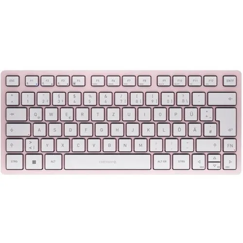 Cherry KW7100 MINI BT Kabellose Tastatur in Kirschblüte in pink von Cherry