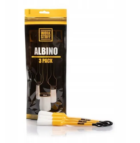 WORK STUFF DETAILING BRUSH ALBINO 3-PACK Set weicher Detailing-Pinsel