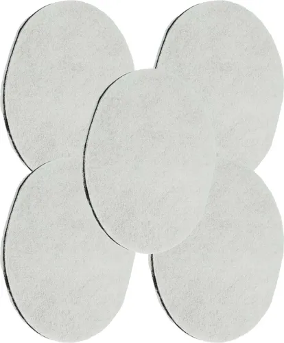 vhbw 5x Fettdunst-Filter Ersatz für SEB 1500984689, SS-984689 für Fritteuse - 140 mm