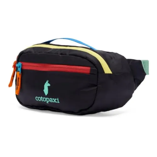 Cotopaxi Marsupio KAPAI 1.5L Hip Pack - Del Dia Dark PT Nero Multicolor, - Gürteltasche mit 1,5 l Volumen, einzigartiges Design und ideal für Outdoor-Abenteuer oder den Alltag.