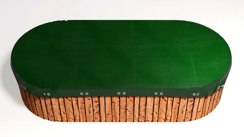 Abdeckplane für ovalen Pool 540x350 cm - witterungsbeständig und robust - Schützen Sie Ihren Pool mit dieser ovalen Abdeckplane (540x350 cm). Sie ist witterungsbeständig, ideal für Sommer und Winter, und sorgt für eine lange Lebensdauer. Passend für verschiedene Poolgrößen.