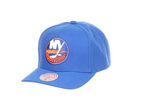 Mitchell & Ness New York Islanders Blue NHL Team Ground 2.0 Pro Snapback Cap - One-Size