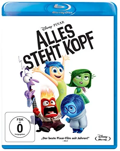 Alles steht Kopf,1 Blu-ray: Ausgezeichnet mit Golden Globe und Oscar 2016 für den Besten Animationsfilm. Empfohlen von der Filmbewertungsstelle Wiesbaden (FBW): Prädikat besonders wertvoll.USA