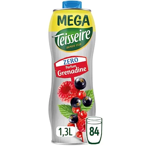 Sirup grenadine MEGA zéro 1,3L…