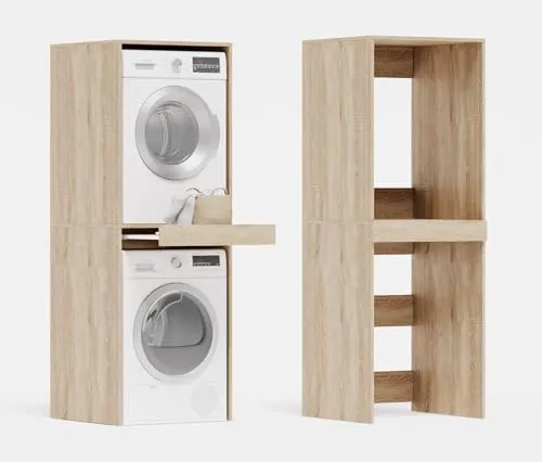 DANTE Waschmaschinenschrank Sonoma Eiche 187 x 66 x 65 cm