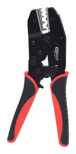 KS Tools 115.1430 Crimpzange - 220mm für nicht isolierte Kabelschuhe, außergewöhnliche Stärke und optimale Drehmomentübertragung