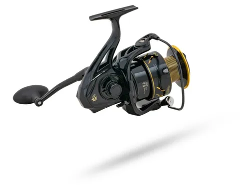 Black Cat Black Passion FD 50 - Hochwertige Angelrolle für Wallerangeln - Angelrolle von Black Cat, Größe 50, mit 6,5kg Bremskraft und leichtgängigem Getriebe. Ideal für Welsangeln und ausgestattet mit einem ausgewuchteten Rotor für optimalen Lauf.