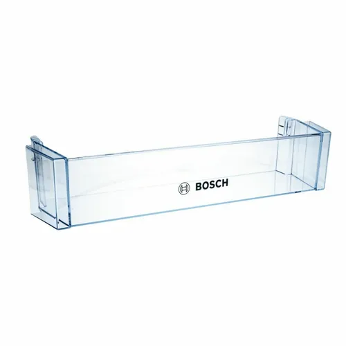 Bosch 00709646 Abstellfach für Kühlschrank - Kühlschrankteil, transparentes Abstellfach mit 471x98mm für optimale Raumnutzung, kompatibel mit Bosch und Siemens.