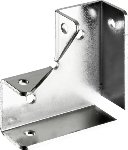 Hettich Eckverbinder L Stahl 44 x 44 x 15 mm vernickelt