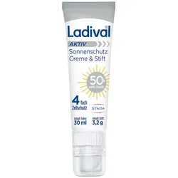 LADIVAL Aktiv Sonnenschutz Creme & Stift LSF 50+ 30 ml