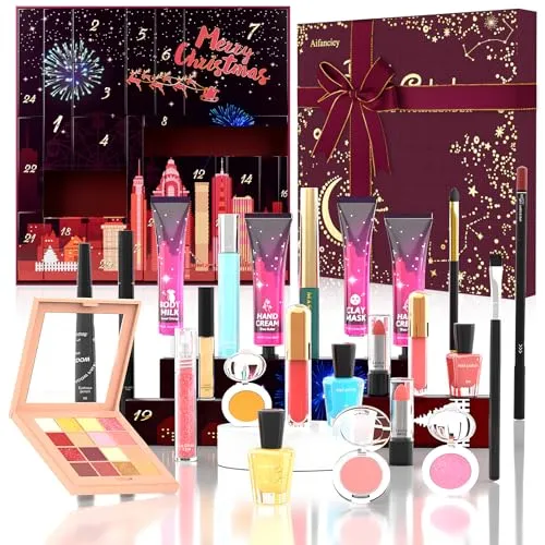 Beauty Adventskalender 2025 - 24 Einzigartige Makeup Überraschungen - Erleben Sie die Vorfreude auf Weihnachten mit unserem Beauty Adventskalender 2025. 24 ausgewählte Kosmetikprodukte in einer farbenfrohen Box für besondere Schönheitstage.