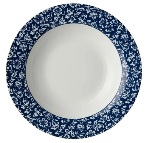 LAURA ASHLEY Suppenteller Tiefer Teller Blueprint Sweet Allysum (22cm)