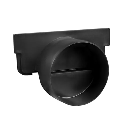 Endkappe mit Anschluss Ø75mm - Höhe 55mm | Stirnwand, Endverschluss