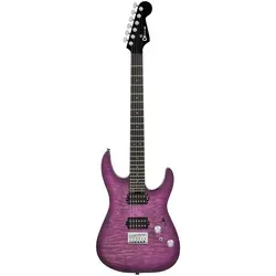 Charvel Pro-Mod Plus DK24 HH HT E QM Violet Radiance E-Gitarre