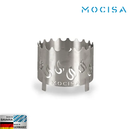 Edelstahl Wokaufsatz Ø20cm Feuerplatte Grillplatte top geschliffene Oberfläche