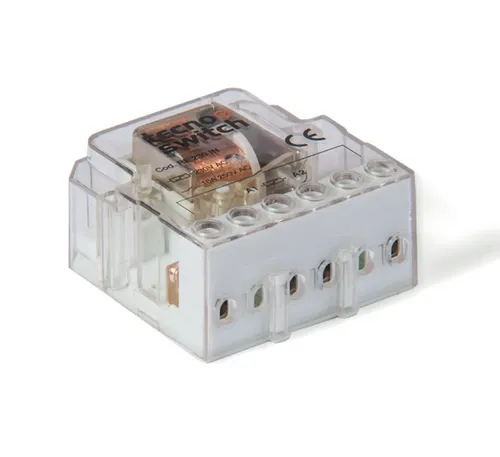 Tecno Schalter Mechanisches Impulsrelais 10A 12Vac 4 Tasten - RE012IN