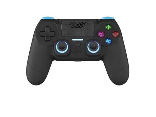 DragonShock Mizar - Kabelloser Bluetooth-Controller für PS4, PC und Mobile - Gamepad für PC mit hochwertigem Material, robust und langlebig für intensives Gaming-Erlebnis.