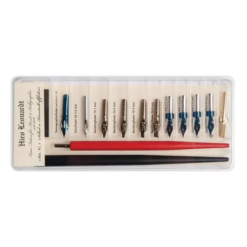 Hiro-Leonardt Federsortiment No. 2 #CC4 - Schreibutensilien mit 36 Aquarellfarbstiften für Künstler, die durch ausgezeichnete Lichtbeständigkeit und Farbreinheit bestechen.