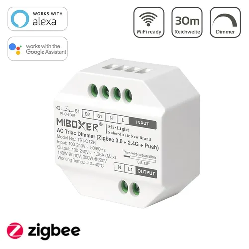 Produktbild MiBoxer Zigbee 3.0 LED Funkdimmer TRI-C1ZR