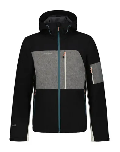 ICEPEAK Herren Funktionsjacke BUTTE - Funktionsjacke für Herren mit 10.000 mm Wassersäule, ideal für Outdoor-Aktivitäten. Das elastische Softshell-Material bietet optimalen Wetterschutz und Bewegungsfreiheit.