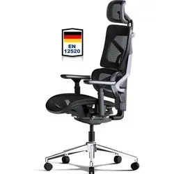 Ergonomischer Bürostuhl Reliefback Pro3 (Schwarz) – bis 200kg