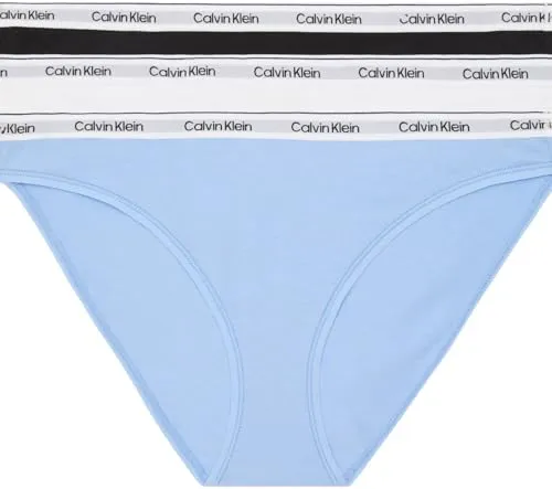 Calvin Klein Underwear Bikinislip 3er-Pack mit Logobund - Bikini-Slips im 3er-Pack für täglichen Komfort. Elastischer Logobund sorgt für perfekten Sitz und angesagten Look, ideal für Alltag und besondere Anlässe.