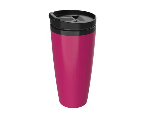 elasto Thermobecher 350ml doppelt isolierter Kaffeebecher To Go inklusive Deckel, Made in Germany, BPA-frei, 100% recyclebar, Heißgetränke, Teebecher